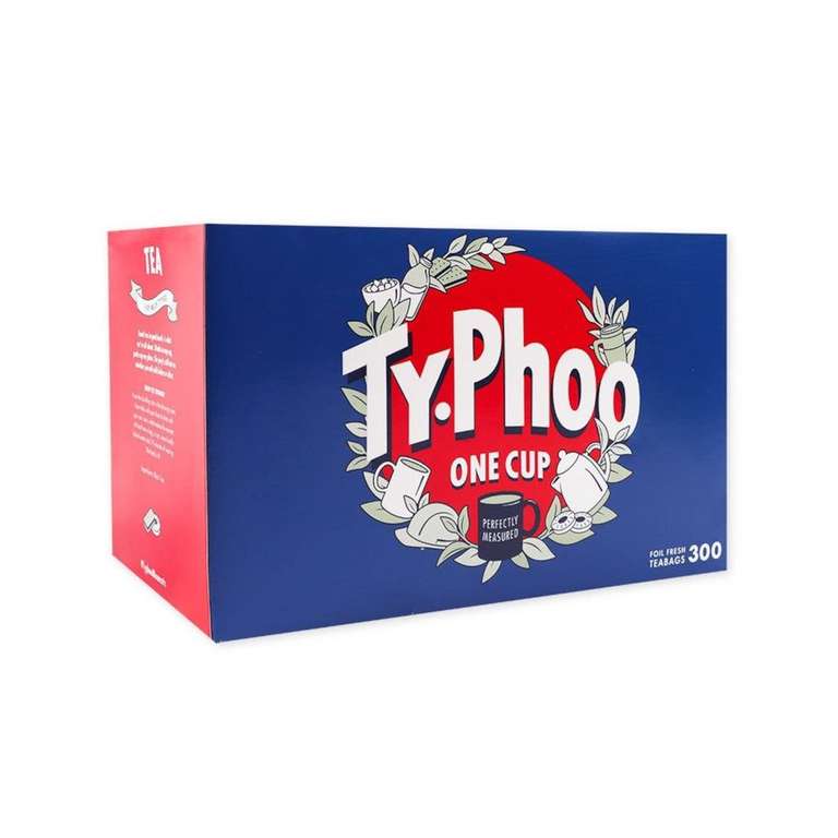 Typhoo One Cup 300 tea bags found for £2 in-store at B&M Dundee