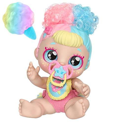 Kindi Kids Pastel Sweets Scented Kisses Official Baby Doll with Big Glitter Eyes - £6.80 @ Amazon