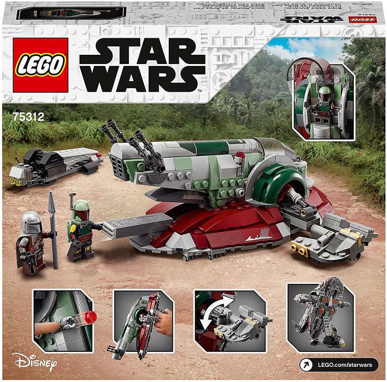 LEGO Star Wars 75312 Boba Fett’s Starship / Slave 1 - £27 at Checkout @ Amazon