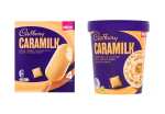 Cadbury Caramilk Ice Creams 4x90ml / Caramilk Creamy Vanilla Ice Cream with a Golden Caramel Chocolate Centre 480ml - 2 for £5 @ Asda