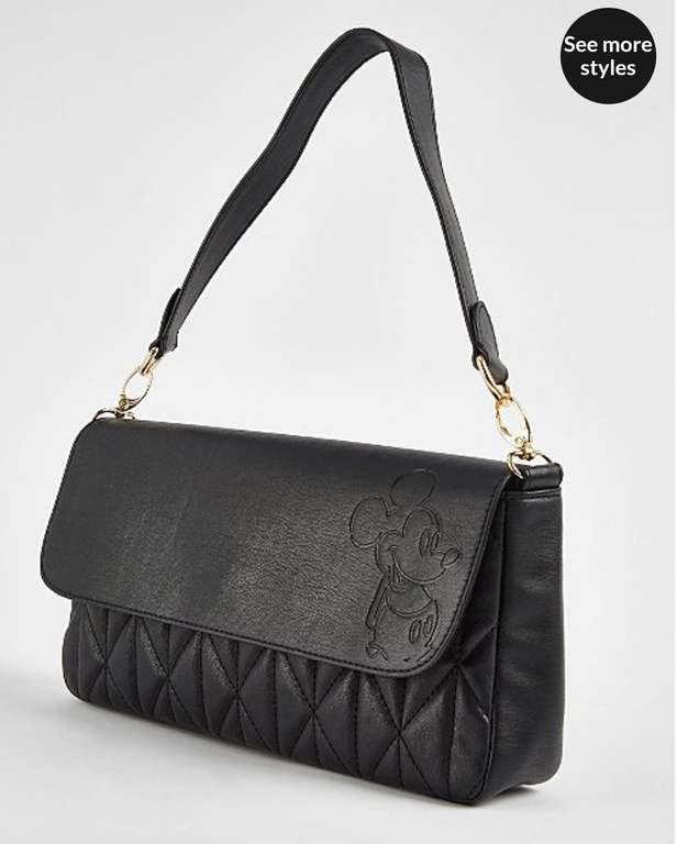 Disney Mickey Mouse Black Embossed Clutch £8 + Free Collection @ George (Asda)