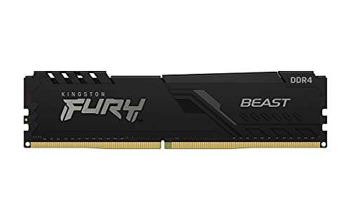 Kingston FURY Beast 32 GB (2 x 16 GB) 3200 MHz DDR4 CL16 Desktop Memory Kit of 2 KF432C16BB1K2/32 £77.36 @ Amazon
