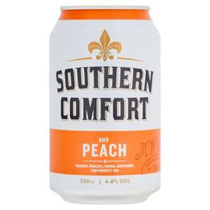 Southern Comfort Peach 4.6% 330ml 99p @ Home Bargains Mayflower