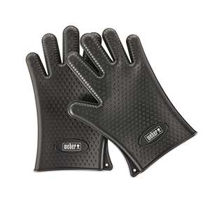 Weber BBQ 7017 Silicone Grilling Gloves, Black £18.77 @ Amazon