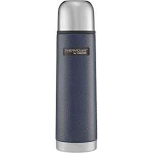 THERMOcafé by THERMOS Stainless Steel Flask, Hammertone Blue, 1L