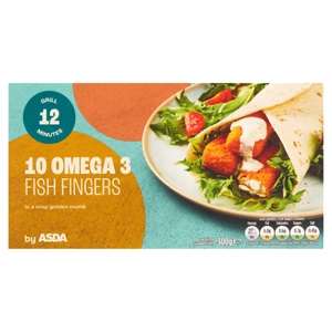 10 Omega 3 Fish Fingers 300g