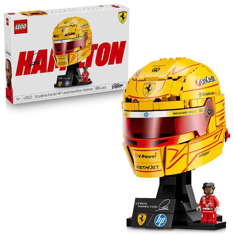 LEGO Editions Scuderia Ferrari HP Lewis Hamilton Helmet