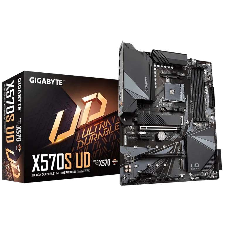 Gigabyte X570S UD AMD Socket AM4 ATX Motherboard - 	£118.88 with code @ Tech Next Day