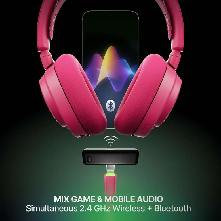 STEELSERIES Arctis Nova 7X Gen 2 Wireless Xbox Gaming Headset – Magenta ...
