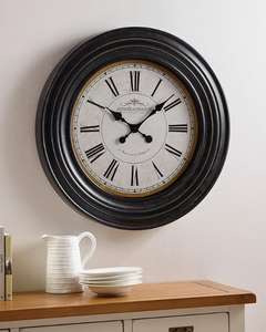 Antoine wall clock £29.99 + £9.99 delivery @ Oak Furnitureland