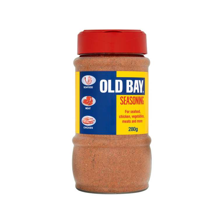 Old Bay Seasoning, Blend of Zesty Savoury Herbs & Spices, Perfect for Meat, Poultry & Seafood, 280g Jar S&S £3.79/£3.39