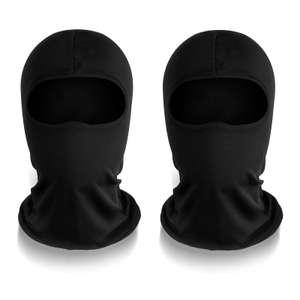 2 x Ski Mask Balaclava Full Face Mask - sold by Henglike FBA