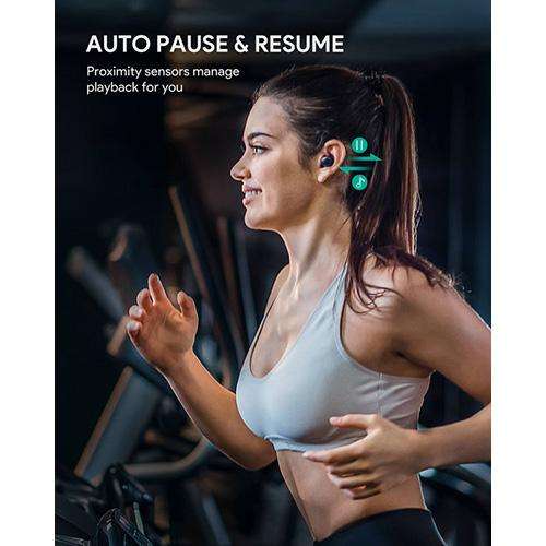 AUKEY EP-T31 Wireless Charging Earbuds / Headphones Elevation in-ear Detection Black £12.49 delivered using code @ MyMemory
