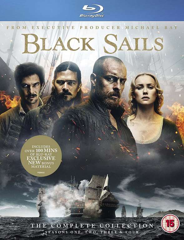 Black Sails: The Complete Collection (Seasons 1-4) Blu-Ray £21.14 @ Rarewaves
