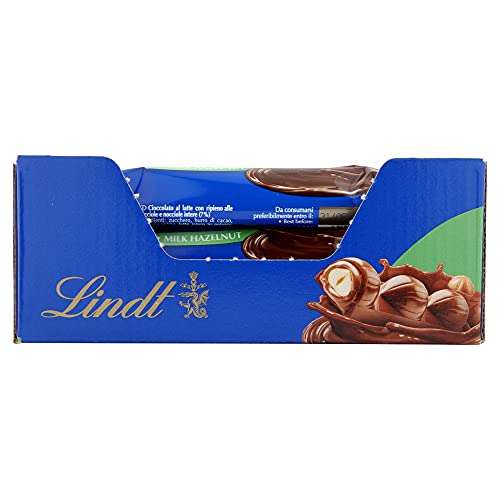Lindt Milk Chocolate and Hazelnut Nocciolatte Bars, 35g, Pack of 18 - £11.70 @ Amazon