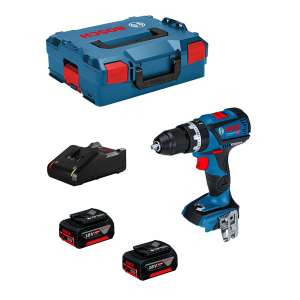 Bosch Combi Drill Cordless GSB18V-60C Powerful 2 x 4.0Ah Li-Ion Charger L-Boxx w/code sold by iforce_marketzone (UK Mainland)