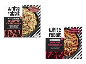 White Rabbit Sedanini Arrabbiata or Pennette Carbonara 300g Frozen @ Sainsbury's Cromwell Road London £1