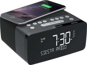 Pure Siesta Charge DAB radio alarm clock with Qi and auto brightness - £68.17 with voucher at checkout @ Amazon