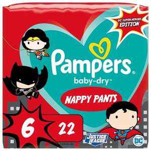 Pampers Pull up Pants Size 6 / 22 pack - 50p @ Sainsbury's (Devon)