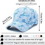 ECOMBOS Camouflage Baseball Cap Blue Sold by Roshan Limited / FBA