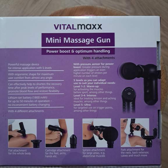 hotukdeals - @ | four mini £19.99 southend gun attachments Lidl Vitalmaxx with massage