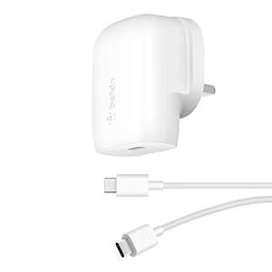 Belkin 30W USB C Wall Charger with USB-C to C Cable £16.99 @ Amazon