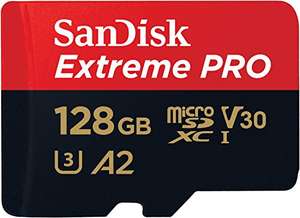 SanDisk Extreme Pro 128GB microSDXC Memory Card - £20.99 @ Amazon