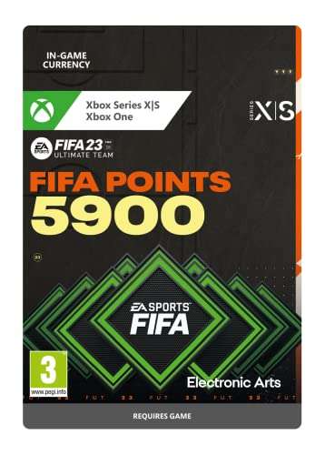FIFA 23 : 5900 FIFA Points | Xbox One/Series X|S - Download Code £33.99 Sold by Amazon EU @ Amazon