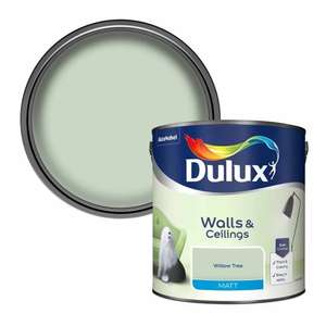 Dulux 2.5ltr emulsion various colours £14 online and instore @ Wilko