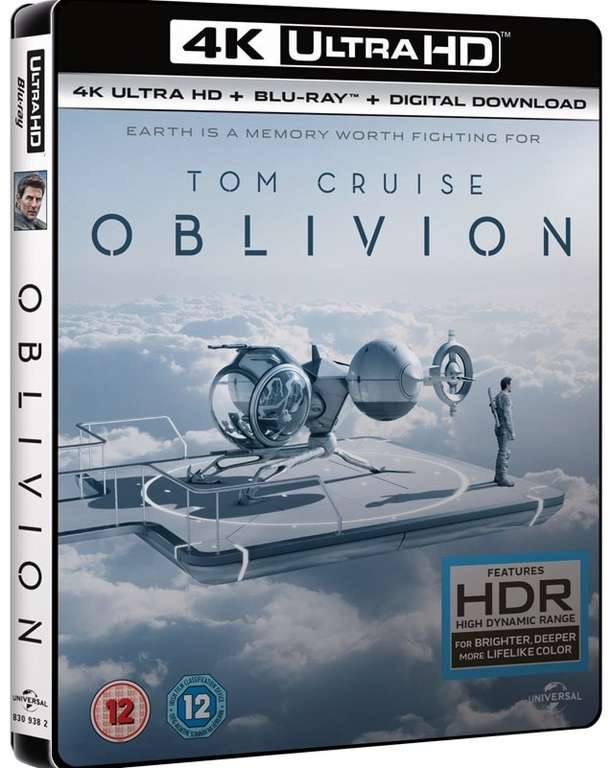 Oblivion 4K Ultra HD Blu Ray £9.99 with code @ HMV eBay