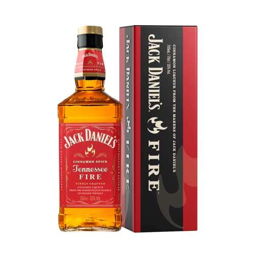 Jack Daniel's Tennessee Fire Gift Tin, 70cl- £18 @ Amazon