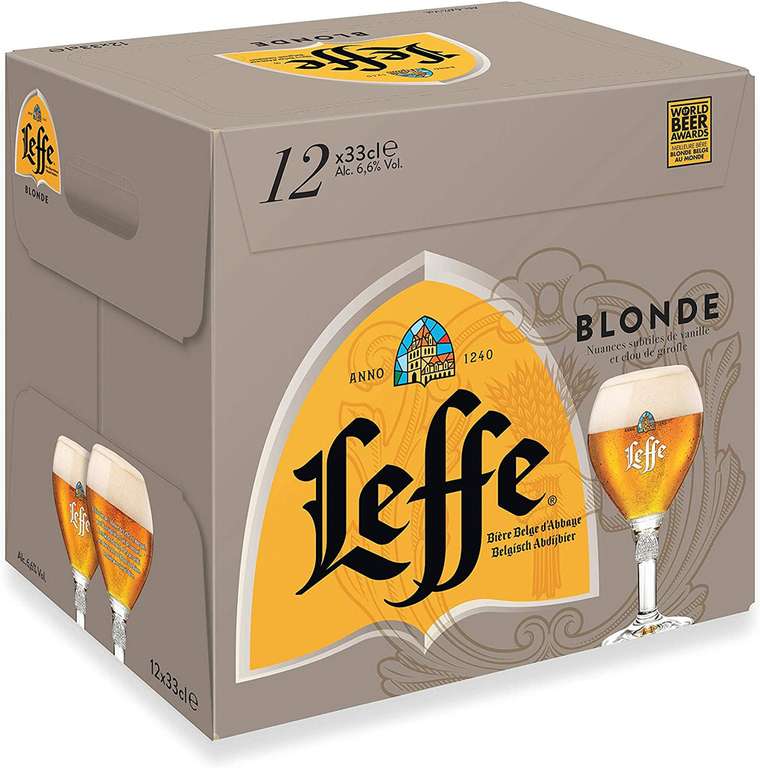 Leffe Blonde 6.6% ABV Belgian Beer 12x330ml reduced to £7.50 @ Asda Rochdale