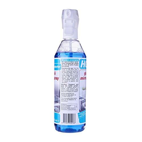 HG Glass & Mirror Cleaner 500ml £1.96 / Subscribe & Save £1.86 @ Amazon