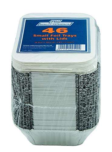 Caterpack Foil Trays Small - 46 Count - £3.14 @ Amazon
