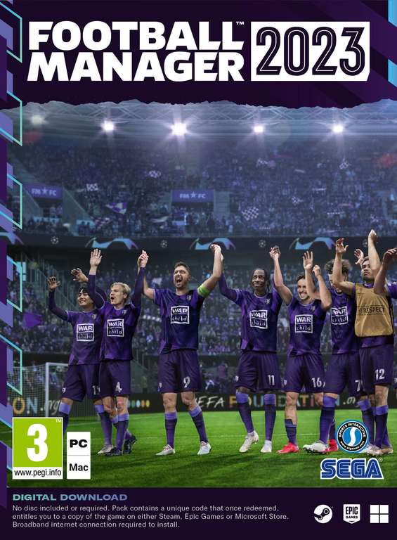 Football Manager 2023 PC download £30 Gateshead Football Club