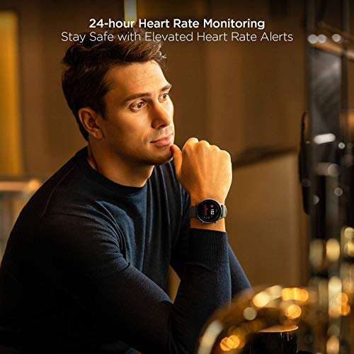 Amazfit GTR 2e Smartwatch Fitness Watch with Heart Rate, Sleep, Stress and SpO2 Monitor, £79 with voucher at Amazfit / Amazon