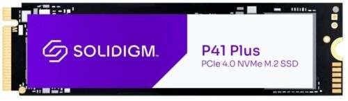 2TB - Solidigm P41 Plus M.2-2280 PCIe Gen 4.0 x4 NVMe SSD, Uo to 4125/3325 MBps R/W - Using Code (UK Mainland) Sold by ebuyer_uk_ltd