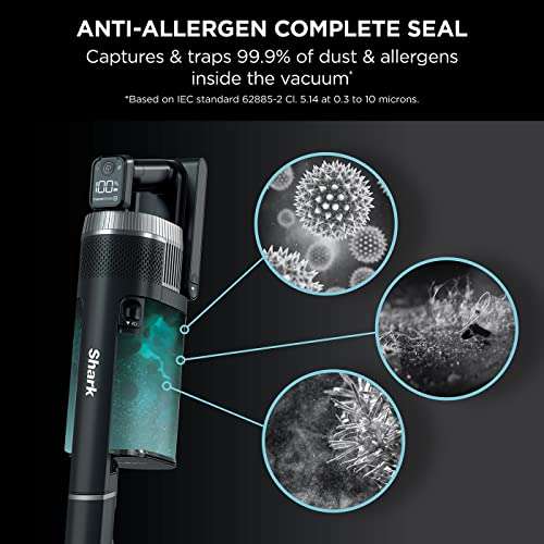 Shark Stratos Cordless Stick Vacuum Cleaner [IZ400UK] with Anti Hair Wrap Plus & Clean Sense IQ, Single Battery £264.95 @ Amazon