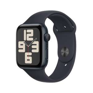 Apple Watch SE (2nd Gen, 2023) [GPS 44mm] Smartwatch with Midnight Aluminium Case with Midnight Sport Band M/L