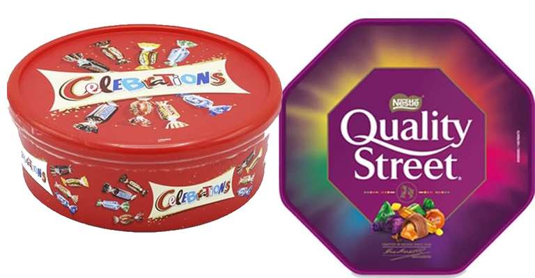 Free Box of Celebrations or Quality Street with code (Maximum 1000 Redemptions)