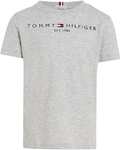 Tommy Hilfiger Unisex Kid's Essential Tee S/S T-Shirt - Grey colour - 86 cm (18-24 months)