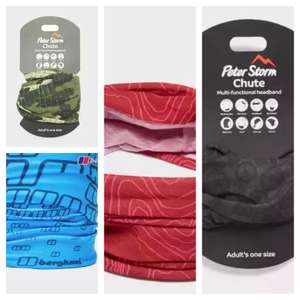 Peter Storm & Berghaus Neck Gaiters/Snoods BOGOF Plus Free Delivery e.g Peter Storm Patterned Chute Camo Green £2.97