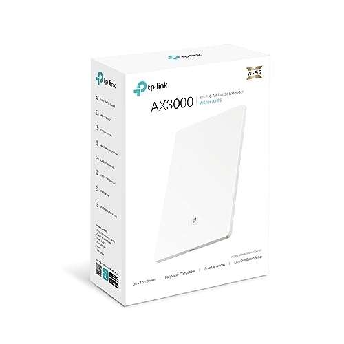 TP-Link Wi-Fi 6 AX3000 Dual-Band Wi-Fi 6 Air Router and Wi-Fi 6 AX3000 Dual-Band Wi-Fi 6 Air Range Extender