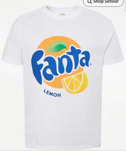 Men's Fanta Lemon White Graphic T-Shirt + free collection