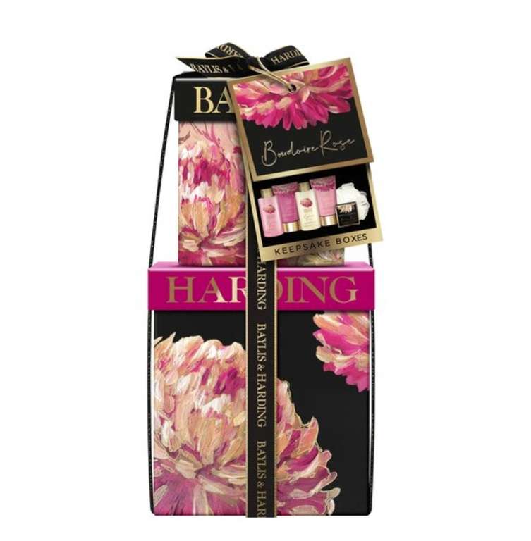 Baylis & Harding Boudoire Rose Keepsake Boxes Gift Set - £5.40 @ Tesco (Clubcard Price)