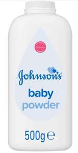 Johnson's Baby Powder with Purified Talc, 500g £1.69 (£1.52 or cheaper via Subscribe & Save) at Amazon