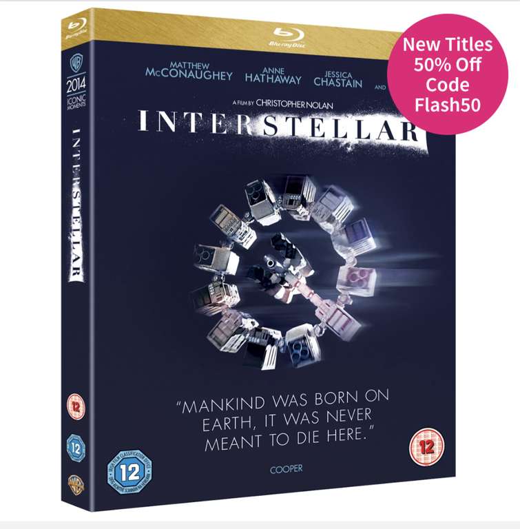 Interstellar (HMV Exclusive) Blu-ray with code and Free C&C
