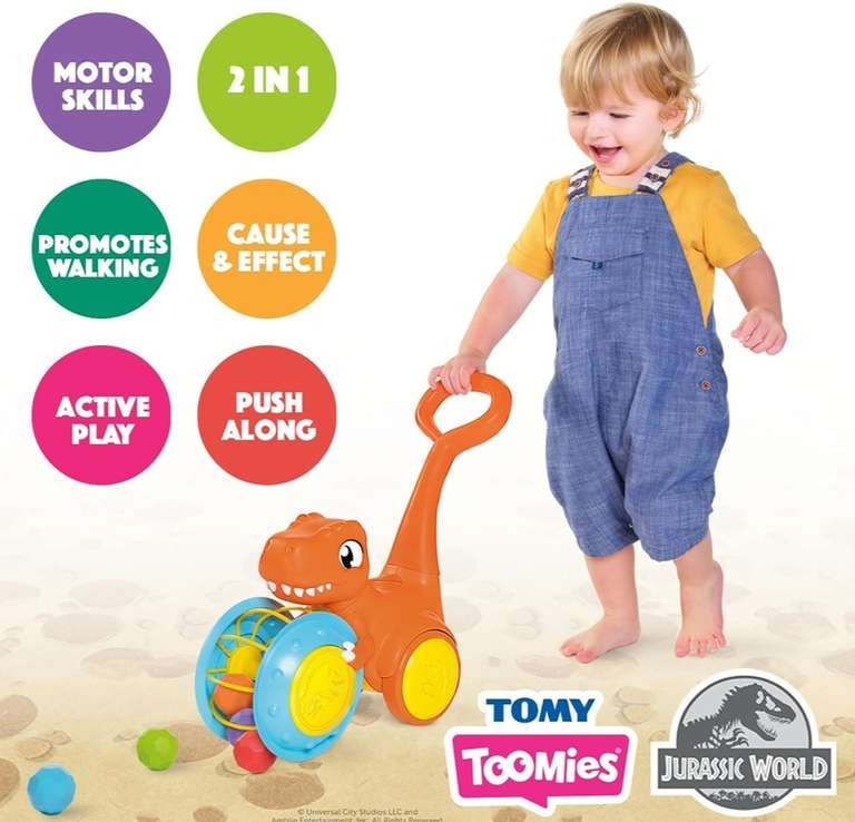 Toomies Jurassic World Pic and Push T.rex ( apply voucher at checkout)