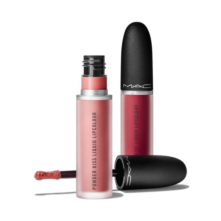 Kiss It Twice Powder Kiss Liquid Lipcolour Duo £18.90 with code Free Collection @ MAC