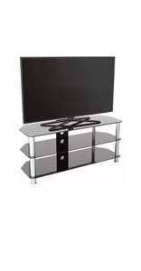 Black glass TV stand £10 in store Poundstretcher Queens Road Sheffield